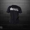 schwarzes T-Shirt für Cannabis Grower mit Rückenprint