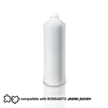 Die weiße Mischflasche von Bonsanto kompatibel mit Hydro System