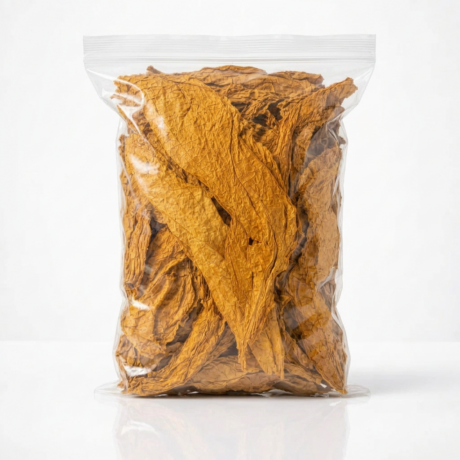 Bonsanto Orient Samsoun Tabakblätter – ganze fermentierte und veredelte Blätter, kupferbraun, im wiederverschließbaren 200 g Beutel