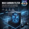 Bonsanto MAX Aktivkohlefilter, stufenlos regelbar