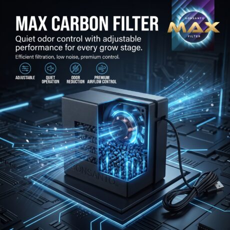 Bonsanto MAX Aktivkohlefilter, stufenlos regelbar